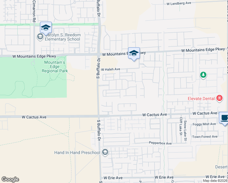 map of restaurants, bars, coffee shops, grocery stores, and more near 7722 Windy Meadow Avenue in Las Vegas
