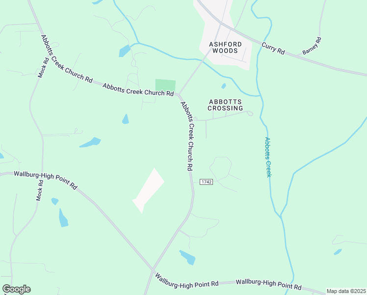 map of restaurants, bars, coffee shops, grocery stores, and more near 2549 Abbotts Creek Church Road in High Point