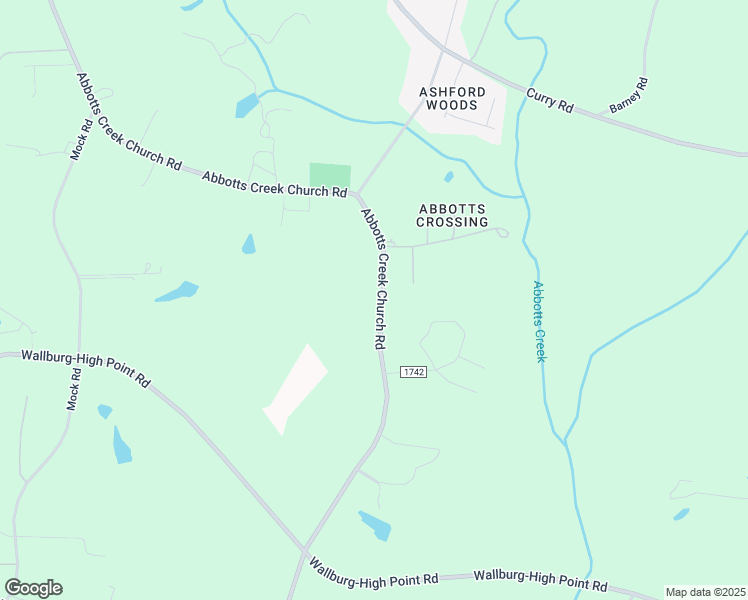 map of restaurants, bars, coffee shops, grocery stores, and more near 2549 Abbotts Creek Church Road in High Point