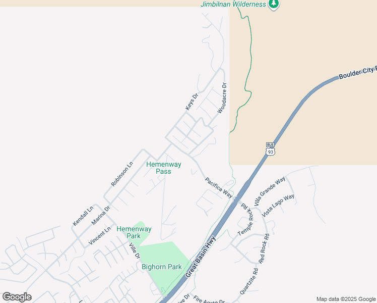 map of restaurants, bars, coffee shops, grocery stores, and more near 500 Tara Court in Boulder City