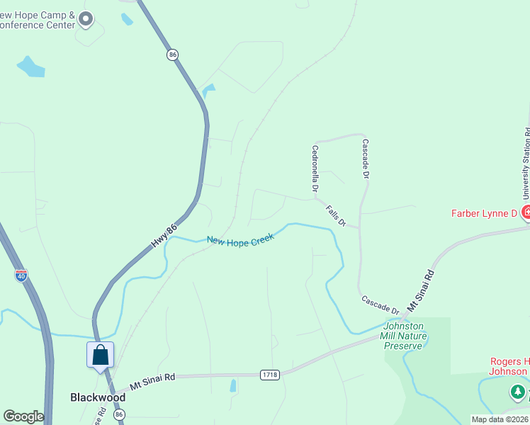 map of restaurants, bars, coffee shops, grocery stores, and more near 2310 Celastrus Lane in Chapel Hill
