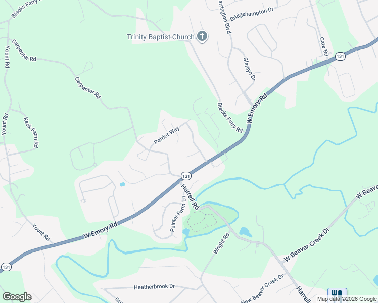 map of restaurants, bars, coffee shops, grocery stores, and more near 6105 Seabury Court in Knoxville