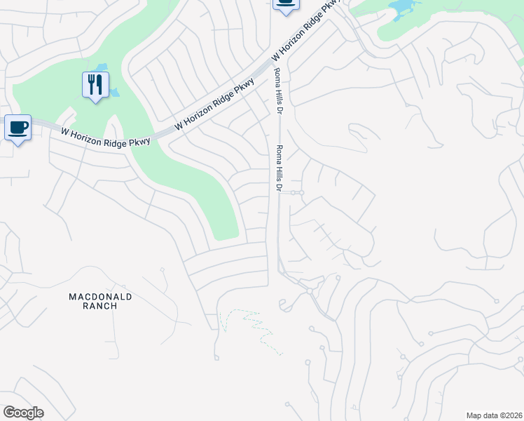 map of restaurants, bars, coffee shops, grocery stores, and more near 1802 Sterling Point Ct in Henderson