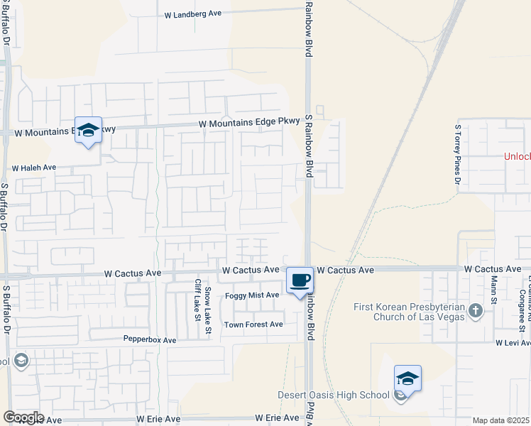 map of restaurants, bars, coffee shops, grocery stores, and more near 7019 Los Lagos Road in Las Vegas