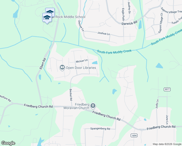 map of restaurants, bars, coffee shops, grocery stores, and more near 4775 Beckel Court in Winston-Salem