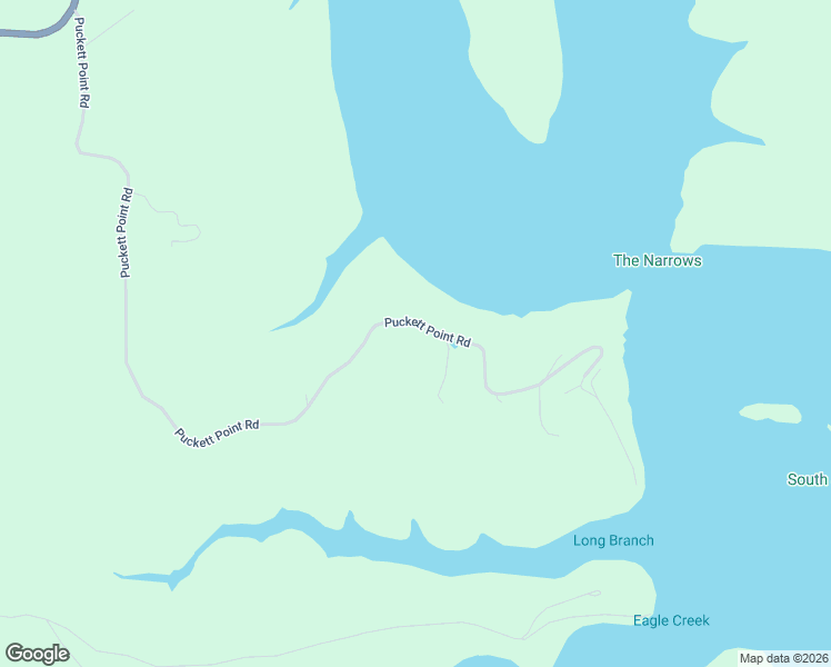 map of restaurants, bars, coffee shops, grocery stores, and more near 1662 Puckett Point Road in Smithville