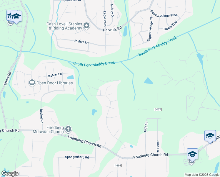 map of restaurants, bars, coffee shops, grocery stores, and more near 478 Quick Silver Drive in Winston-Salem