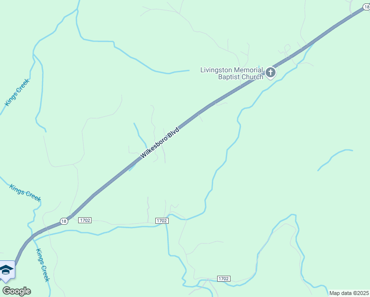 map of restaurants, bars, coffee shops, grocery stores, and more near 3990 Wilkesboro Boulevard in Lenoir