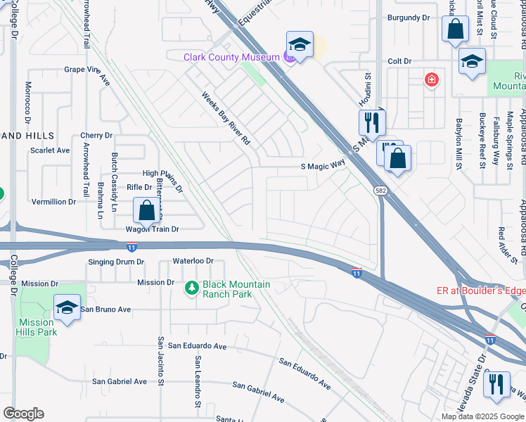 map of restaurants, bars, coffee shops, grocery stores, and more near 709 Coastal Lagoon Street in Henderson