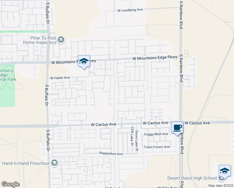map of restaurants, bars, coffee shops, grocery stores, and more near 10321 Kadumba Street in Las Vegas