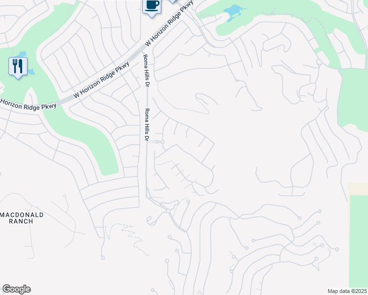map of restaurants, bars, coffee shops, grocery stores, and more near 1767 Harpsichord Way in Henderson