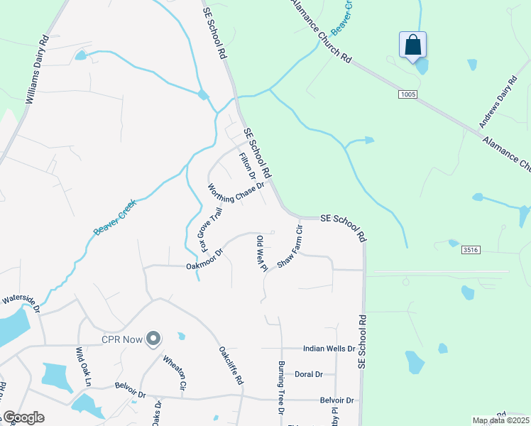 map of restaurants, bars, coffee shops, grocery stores, and more near 3910 Filton Drive in Greensboro
