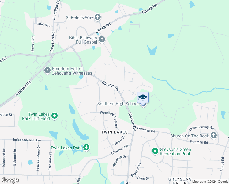 map of restaurants, bars, coffee shops, grocery stores, and more near Meadow Lane in Durham