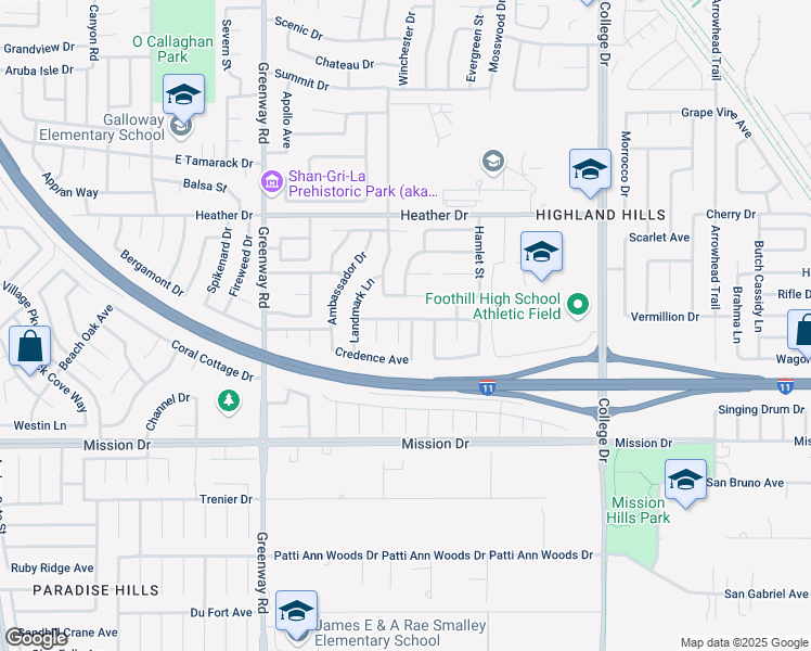 map of restaurants, bars, coffee shops, grocery stores, and more near 842 Envoy Circle in Henderson