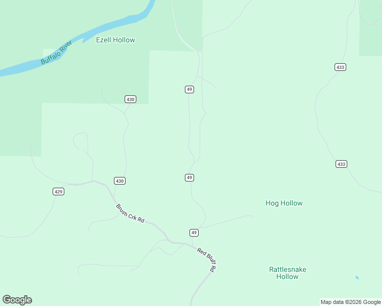 map of restaurants, bars, coffee shops, grocery stores, and more near Searcy 49 Highway in Marshall