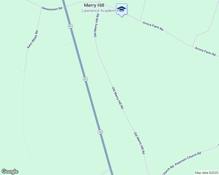 map of restaurants, bars, coffee shops, grocery stores, and more near 504 Old Merry Hill Road in Merry Hill