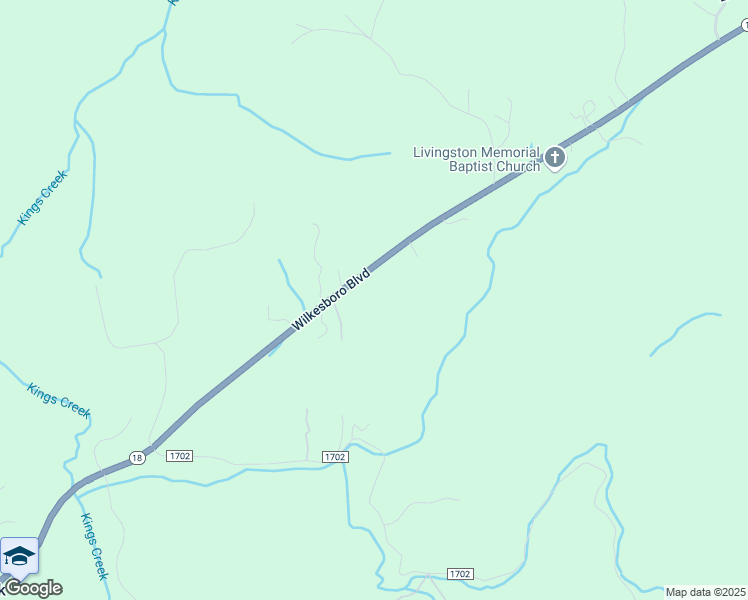 map of restaurants, bars, coffee shops, grocery stores, and more near 3990 Wilkesboro Boulevard in Lenoir