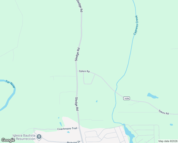 map of restaurants, bars, coffee shops, grocery stores, and more near 13 Cameron Park Drive in Louisburg