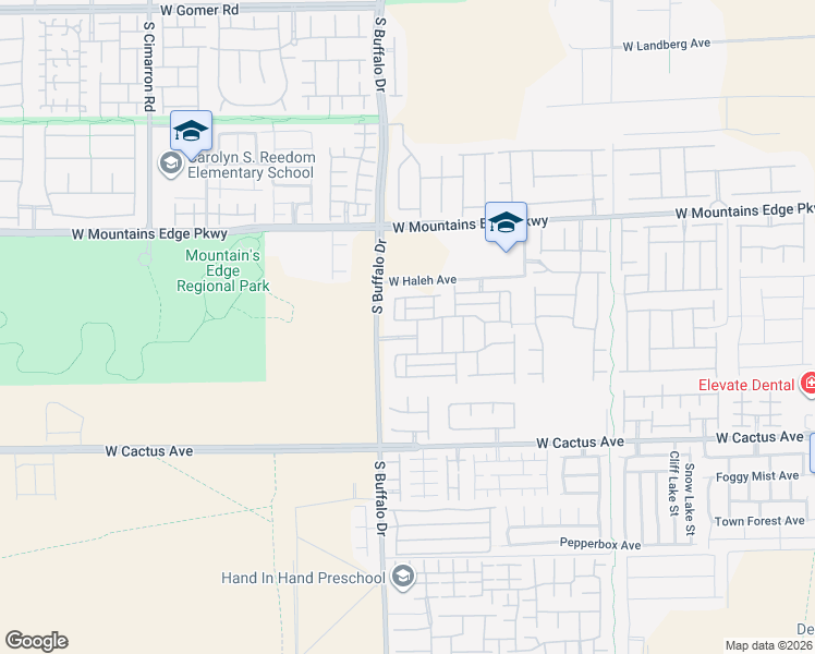 map of restaurants, bars, coffee shops, grocery stores, and more near 7722 Windy Meadow Avenue in Las Vegas