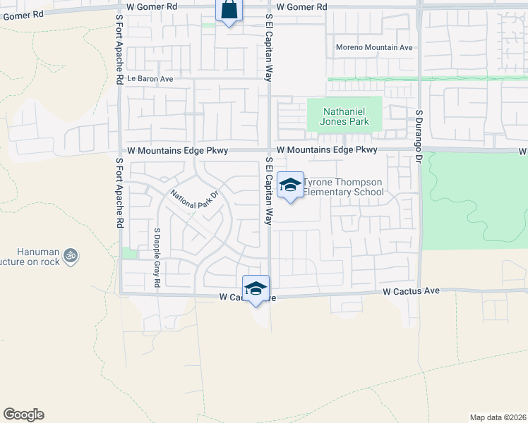 map of restaurants, bars, coffee shops, grocery stores, and more near 10260 Hawks Wing Street in Las Vegas