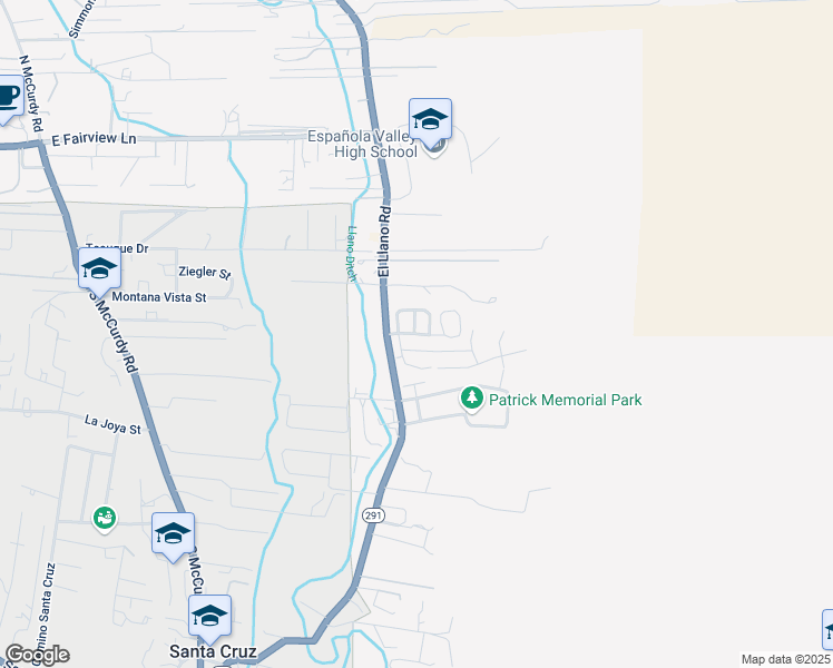 map of restaurants, bars, coffee shops, grocery stores, and more near 1802 Pima Road in Española