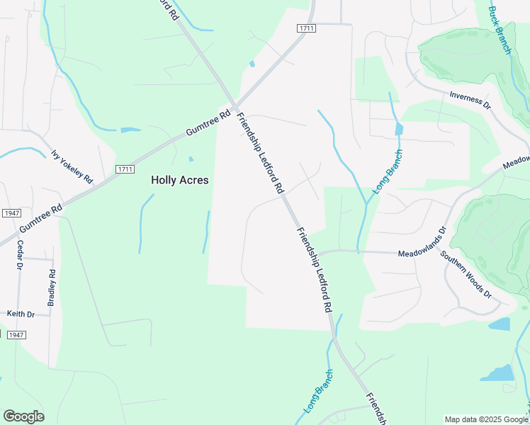 map of restaurants, bars, coffee shops, grocery stores, and more near 317 Rolling Green Drive in Winston-Salem