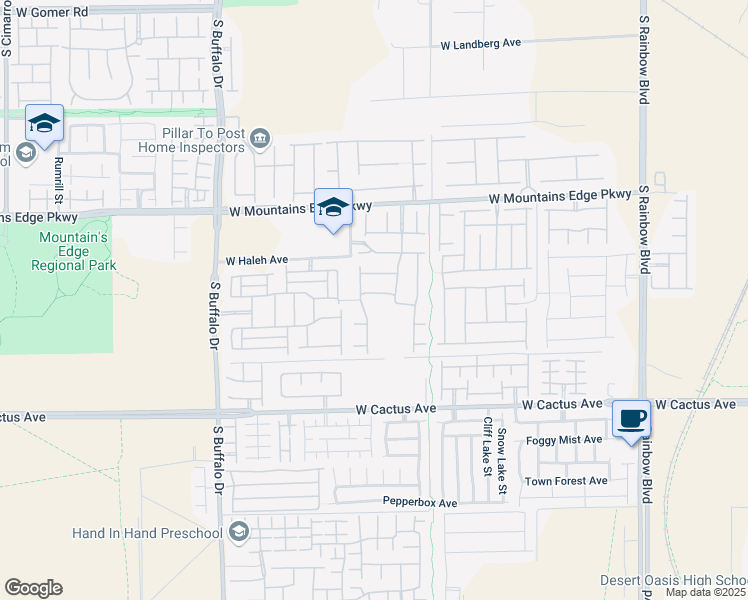 map of restaurants, bars, coffee shops, grocery stores, and more near 7508 Evening Melody Court in Las Vegas