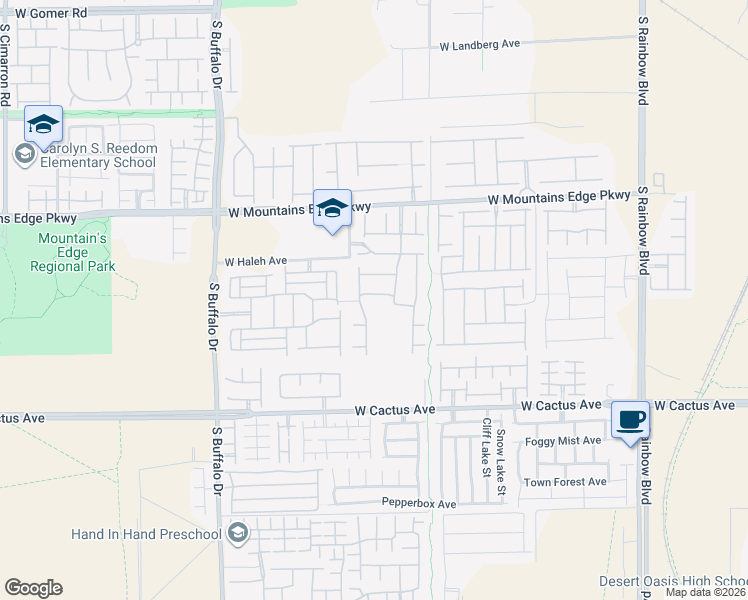 map of restaurants, bars, coffee shops, grocery stores, and more near 7508 Evening Melody Court in Las Vegas