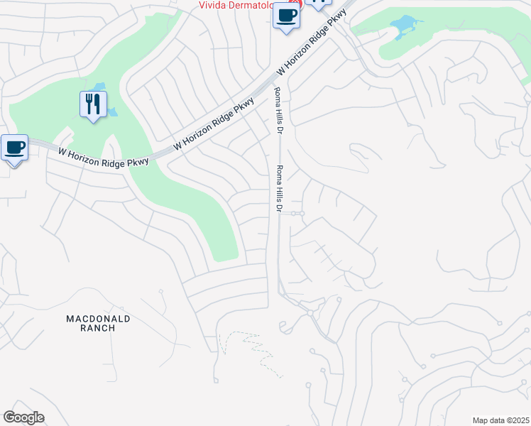 map of restaurants, bars, coffee shops, grocery stores, and more near 1800 Cypress Bay Avenue in Henderson