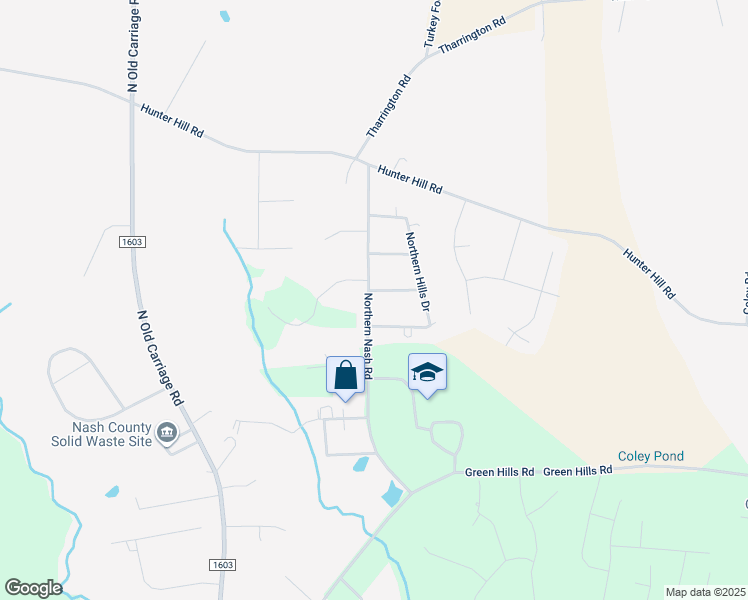 map of restaurants, bars, coffee shops, grocery stores, and more near in Red Oak