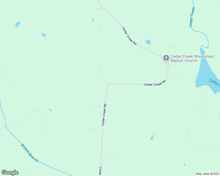 map of restaurants, bars, coffee shops, grocery stores, and more near Cedar Creek Road in Mocksville