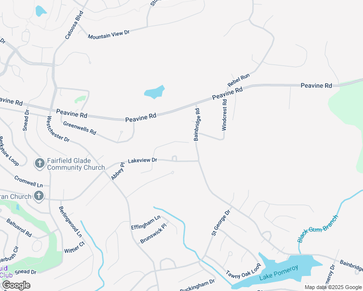 map of restaurants, bars, coffee shops, grocery stores, and more near 130 Cliffside Drive in Crossville