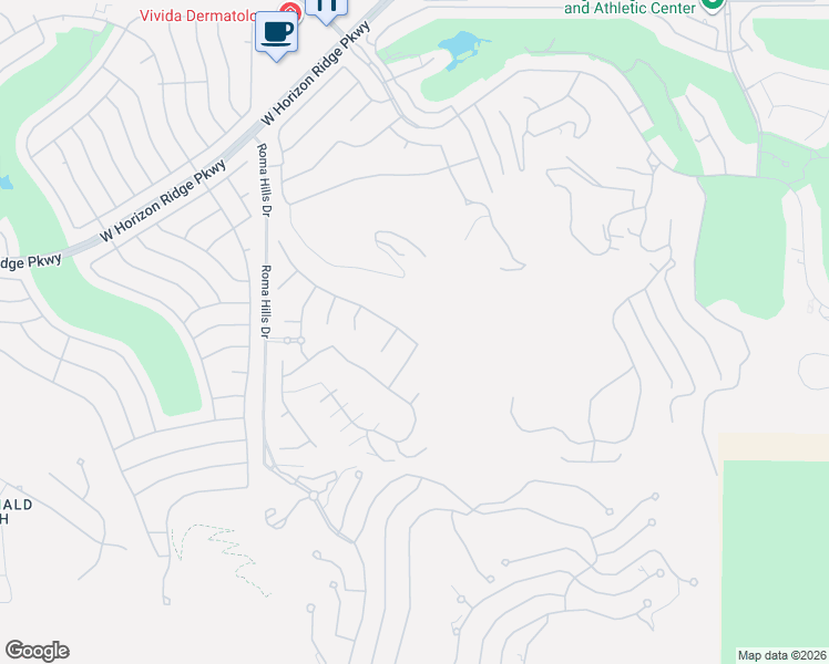 map of restaurants, bars, coffee shops, grocery stores, and more near 1760 Amarone Way in Henderson