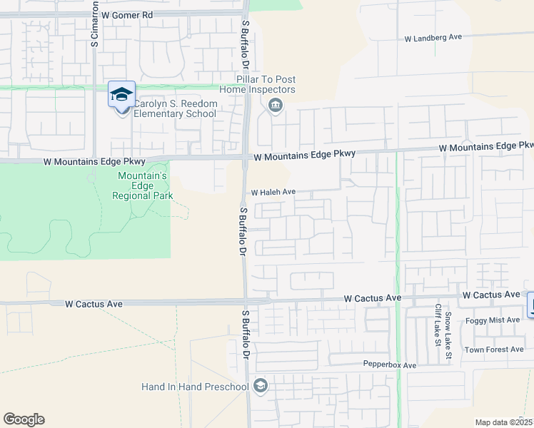 map of restaurants, bars, coffee shops, grocery stores, and more near 7742 Brisk Ocean Avenue in Las Vegas