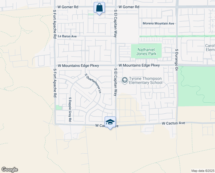 map of restaurants, bars, coffee shops, grocery stores, and more near 9023 Sleepy Canyon Avenue in Las Vegas