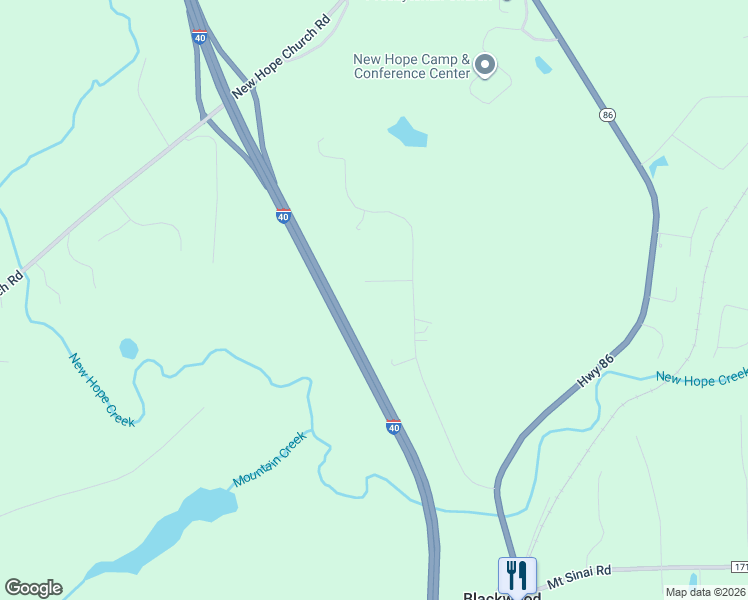 map of restaurants, bars, coffee shops, grocery stores, and more near 6022 Meadow Greer Road in Chapel Hill