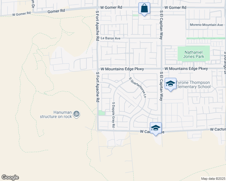 map of restaurants, bars, coffee shops, grocery stores, and more near 10226 Wolf Pack Lane in Las Vegas
