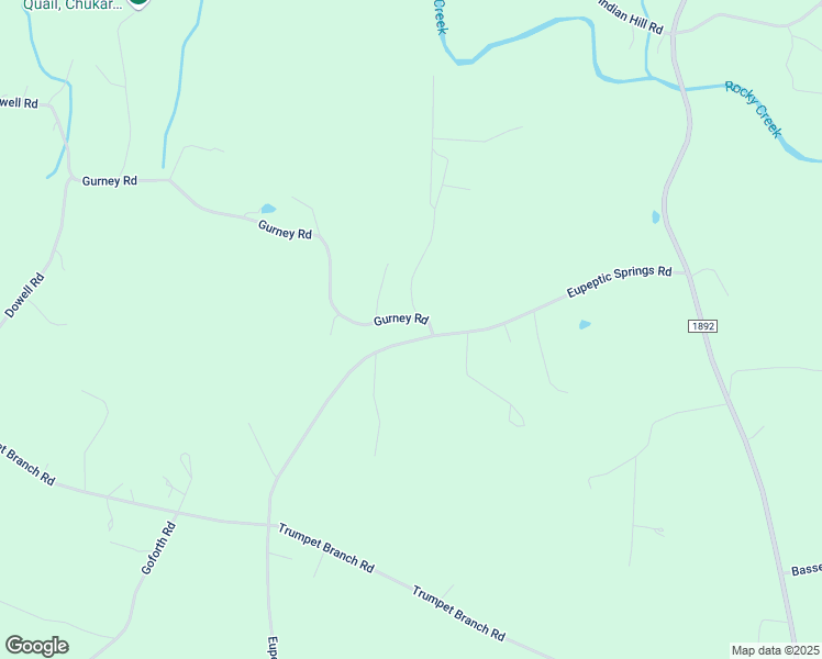 map of restaurants, bars, coffee shops, grocery stores, and more near 983 Eupeptic Springs Road in Olin