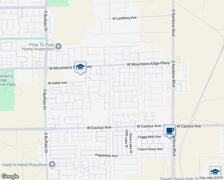 map of restaurants, bars, coffee shops, grocery stores, and more near 10269 Kadumba Street in Las Vegas