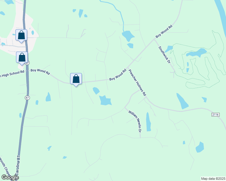 map of restaurants, bars, coffee shops, grocery stores, and more near 3422 Ashley Ponds Court in Graham