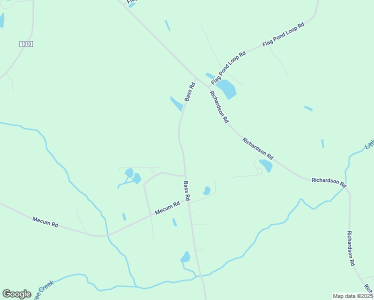 map of restaurants, bars, coffee shops, grocery stores, and more near 3595 Bass Road in Spring Hope