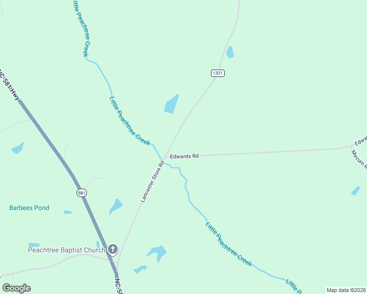 map of restaurants, bars, coffee shops, grocery stores, and more near 4233 Lancaster Store Road in Spring Hope