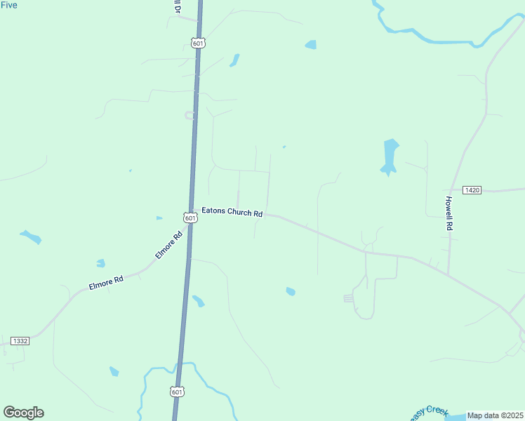 map of restaurants, bars, coffee shops, grocery stores, and more near 1314 Eatons Church Road in Mocksville