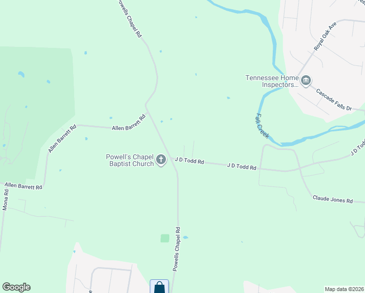 map of restaurants, bars, coffee shops, grocery stores, and more near 2414 J D Todd Road in Murfreesboro