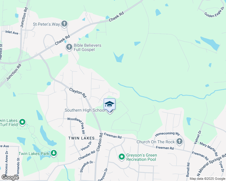 map of restaurants, bars, coffee shops, grocery stores, and more near 1103 Goldendale Drive in Durham