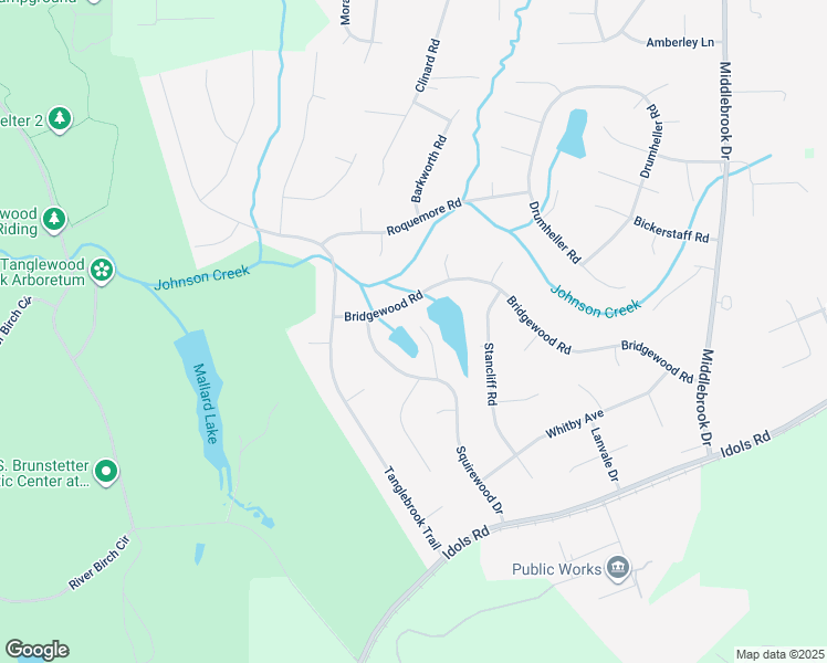 map of restaurants, bars, coffee shops, grocery stores, and more near 3500 Birkdale Lake Court in Clemmons