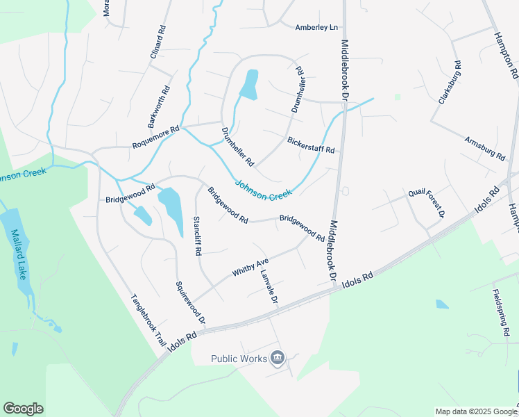 map of restaurants, bars, coffee shops, grocery stores, and more near 6966 Bridgewood Road in Clemmons
