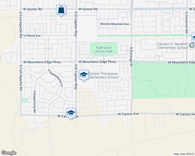 map of restaurants, bars, coffee shops, grocery stores, and more near 10211 Eve Springs Street in Las Vegas