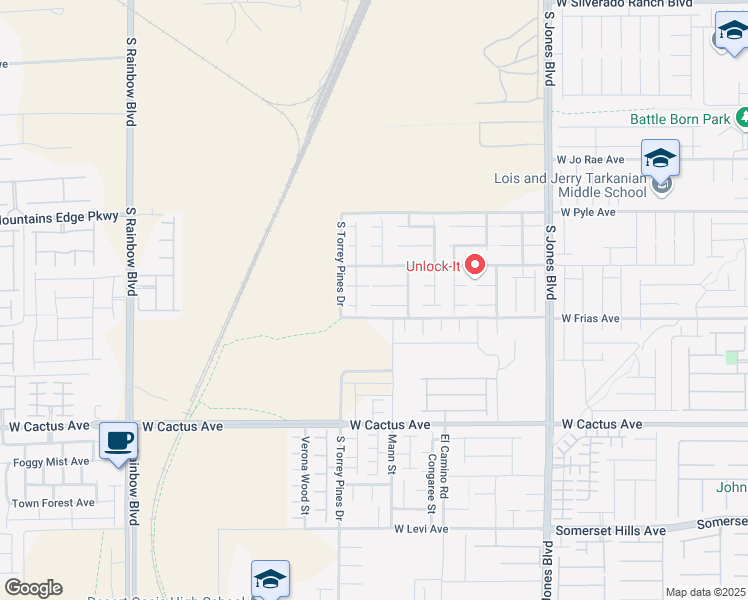 map of restaurants, bars, coffee shops, grocery stores, and more near 6434 Frosted Dawn Court in Las Vegas