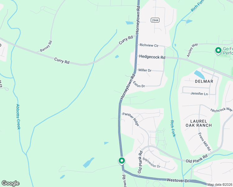 map of restaurants, bars, coffee shops, grocery stores, and more near 882 Horneytown Road in High Point